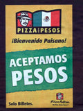 Pizza Patron Mexico 1990s Vintage Retro Advert
