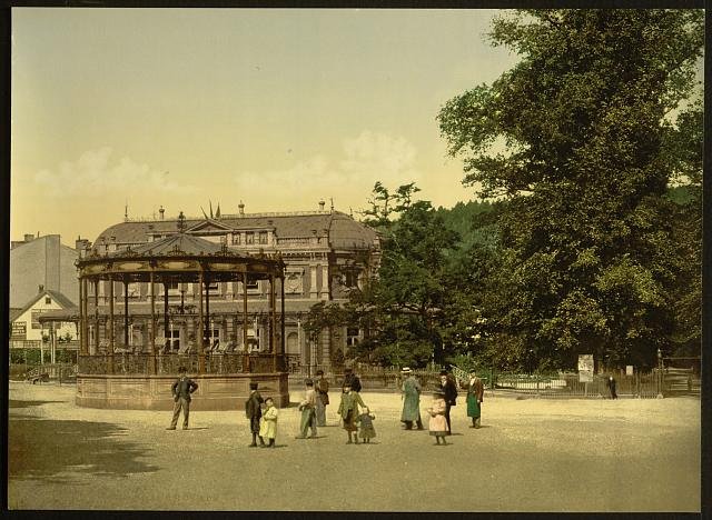 Place Royal Spa Vintage A4 Photo Print