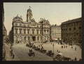 Place de Terreaux Lyons Vintage A4 Photo Print