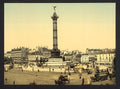 Place de la Bastille Paris Vintage A4 Photo Print