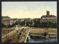 Place du Chatelet Paris Vintage A4 Photo Print