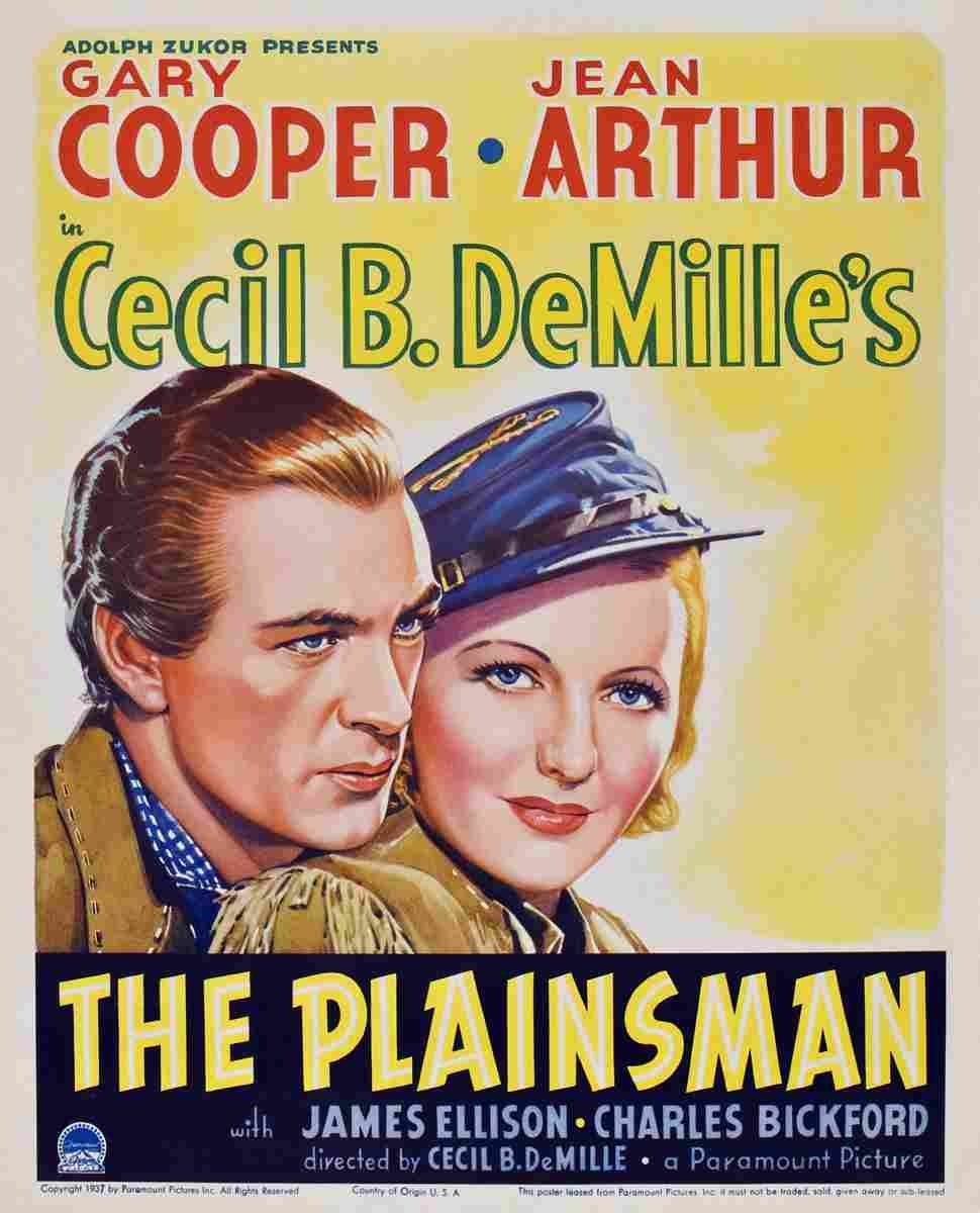 Plainsman The 1936 03  film star poster A4 Photo Print