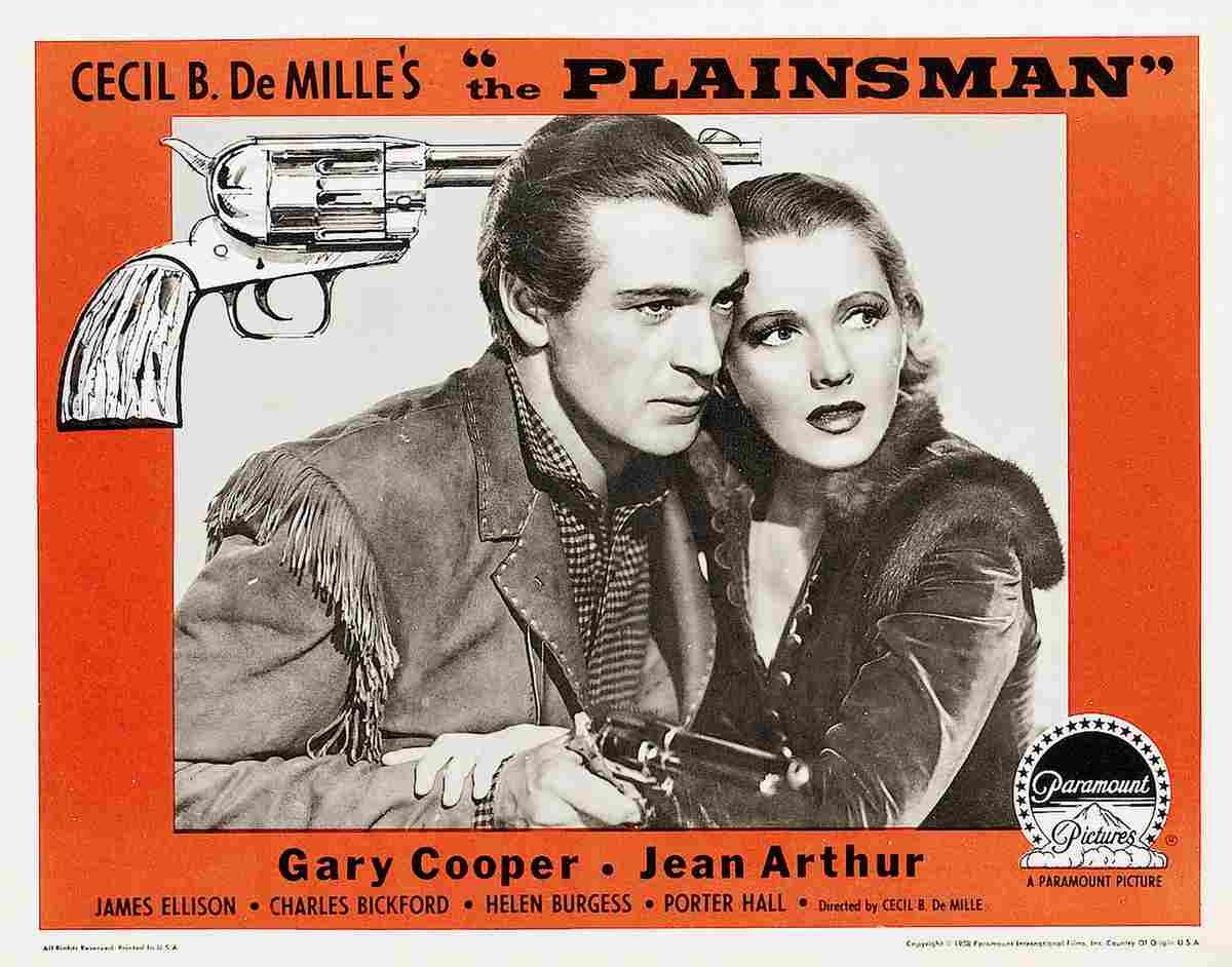 Plainsman The 1936 05  film star poster A4 Photo Print
