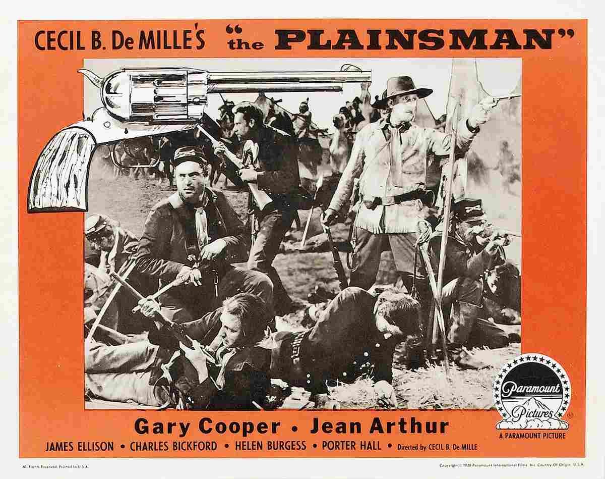 Plainsman The 1936 06  film star poster A4 Photo Print