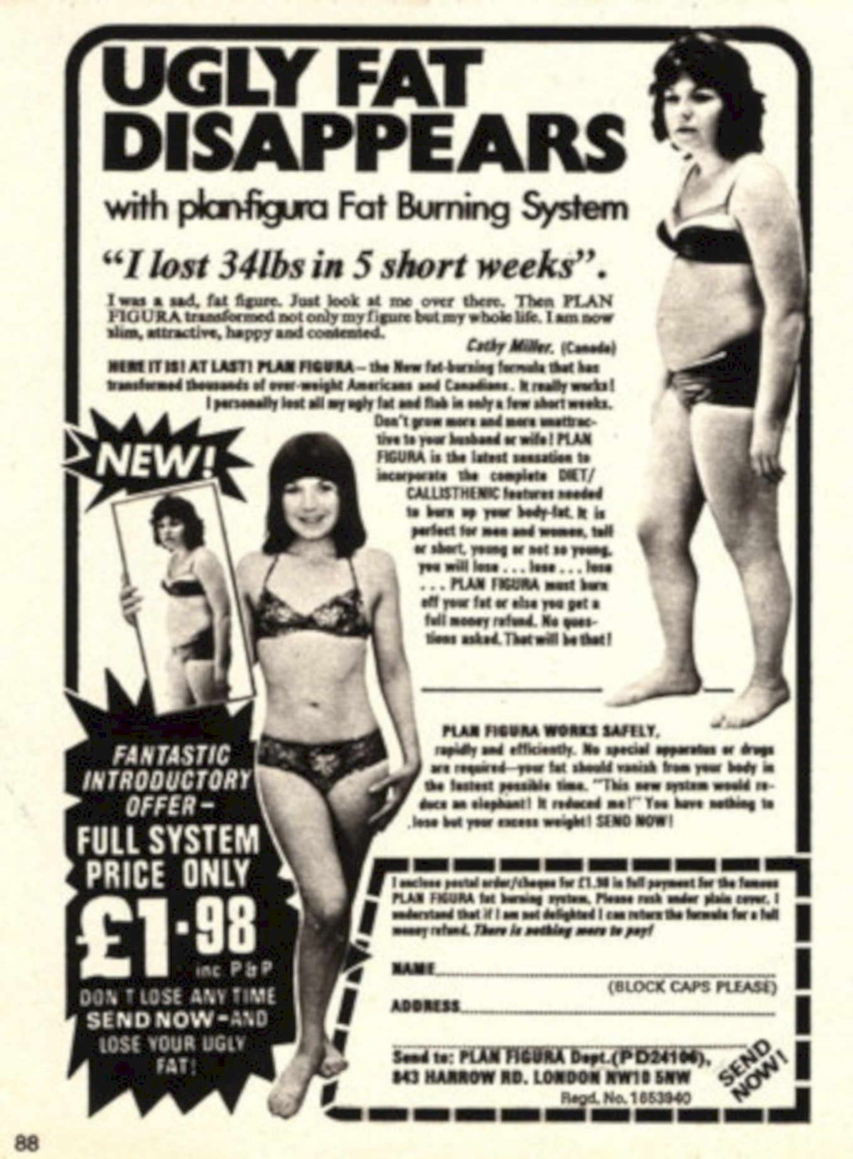 Plan Figura System 1970s Vintage Retro Advert
