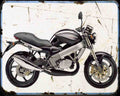 Planet 125 98 1 A4 Photo Print Motorbike Vintage Aged