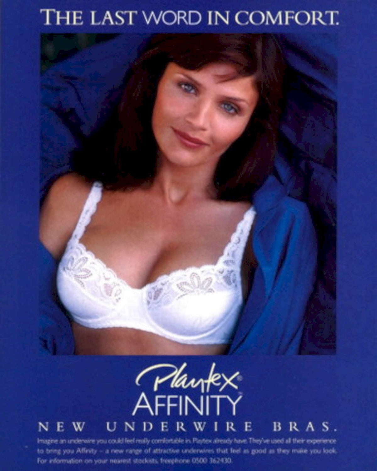 Plantex Affinity Bra 1990s Vintage Retro Advert