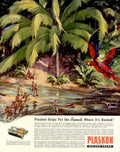 Plaskon Jungle Equipment 1940s Vintage Retro Advert Poster