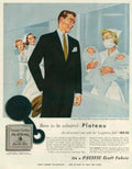Plateau Baby Suit 1950s Vintage Retro Advert Poster