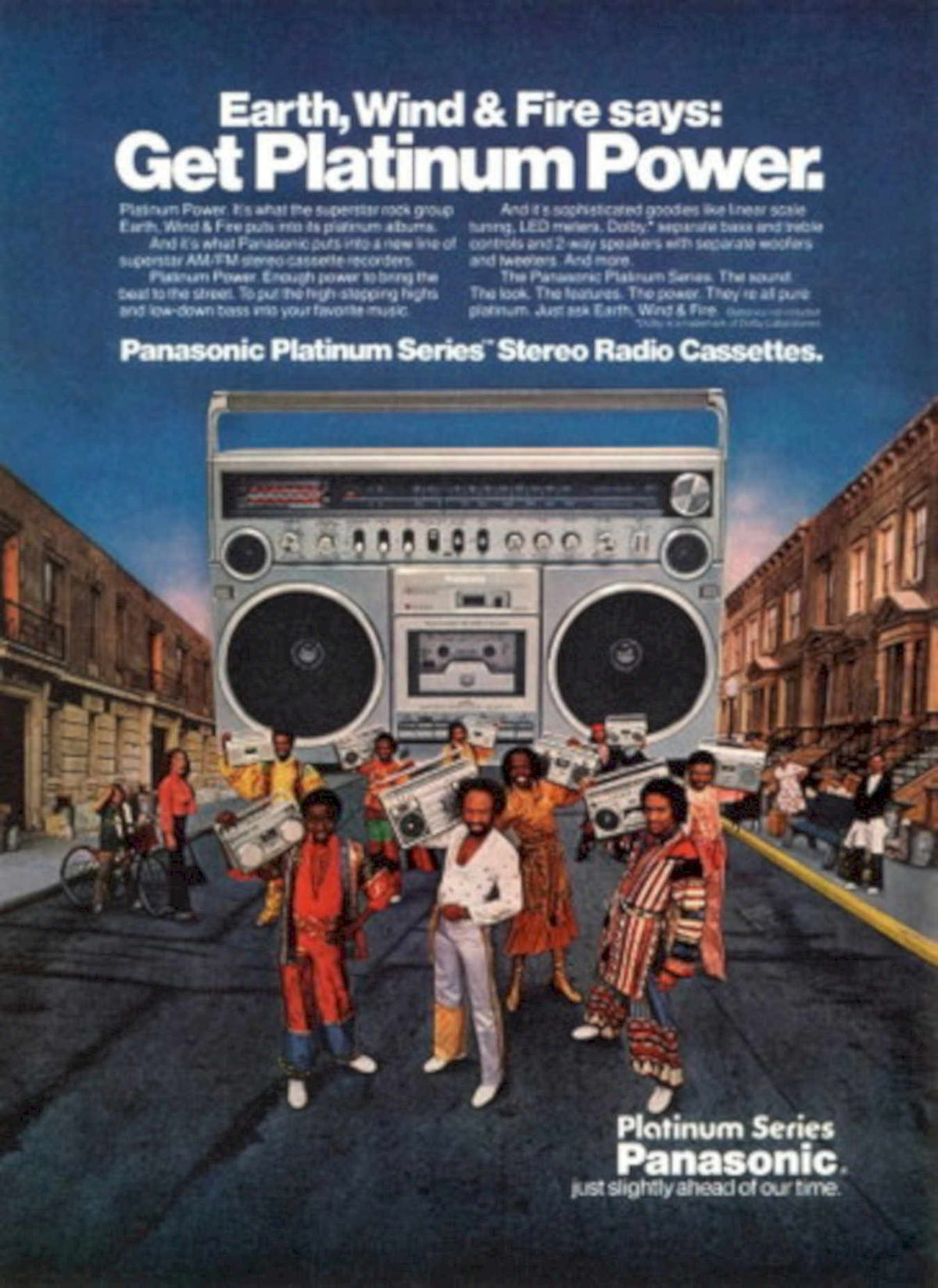 Platinum Stereo Radios 1980s Vintage Retro Advert