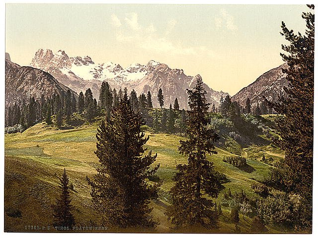 Platzweisen Tyrol Vintage A4 Photo Print