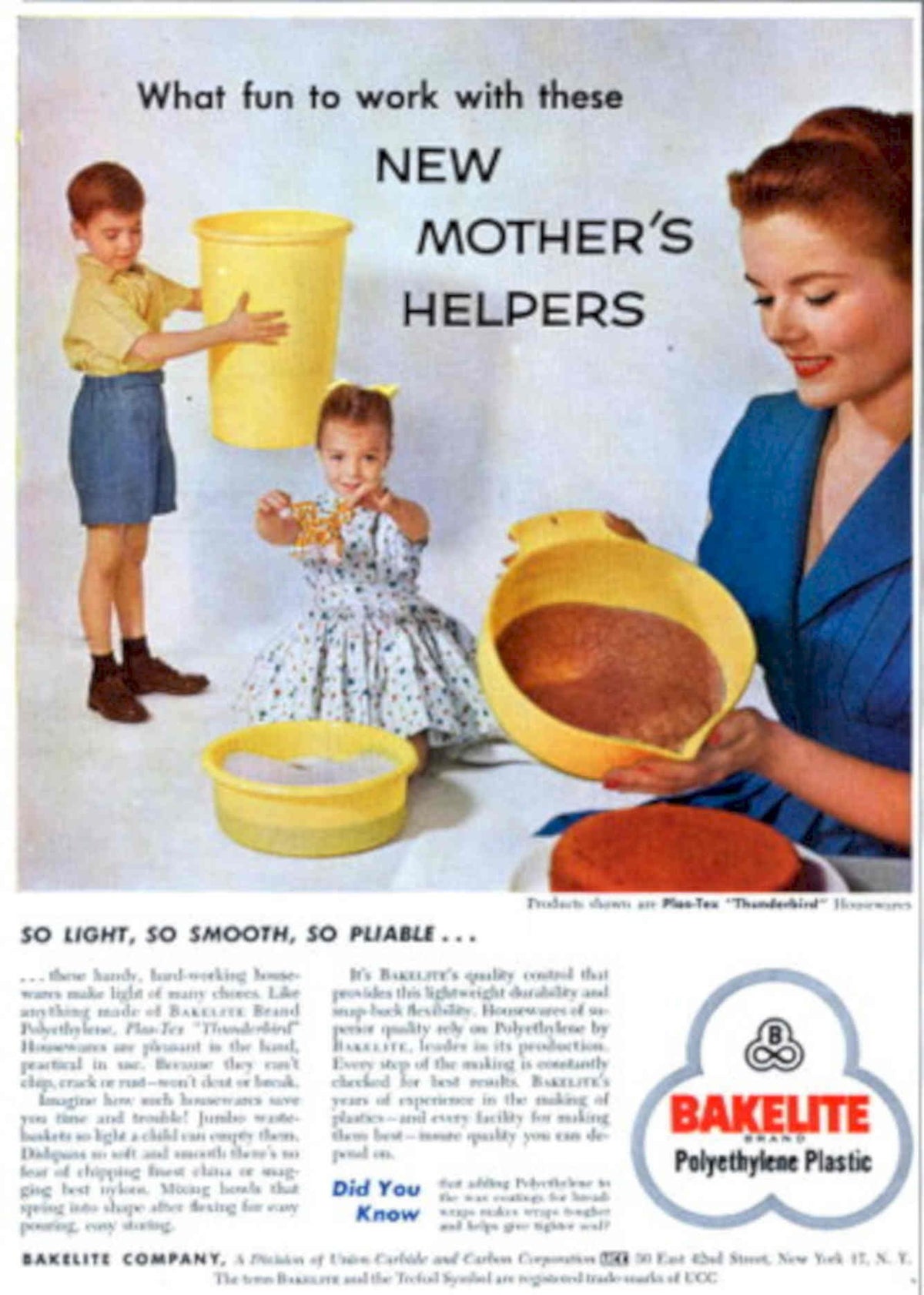 Plax Tex Buckets 1950s Vintage Retro Advert Poster