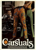 Playboy Trousers Harley 1970s Vintage Retro Advert
