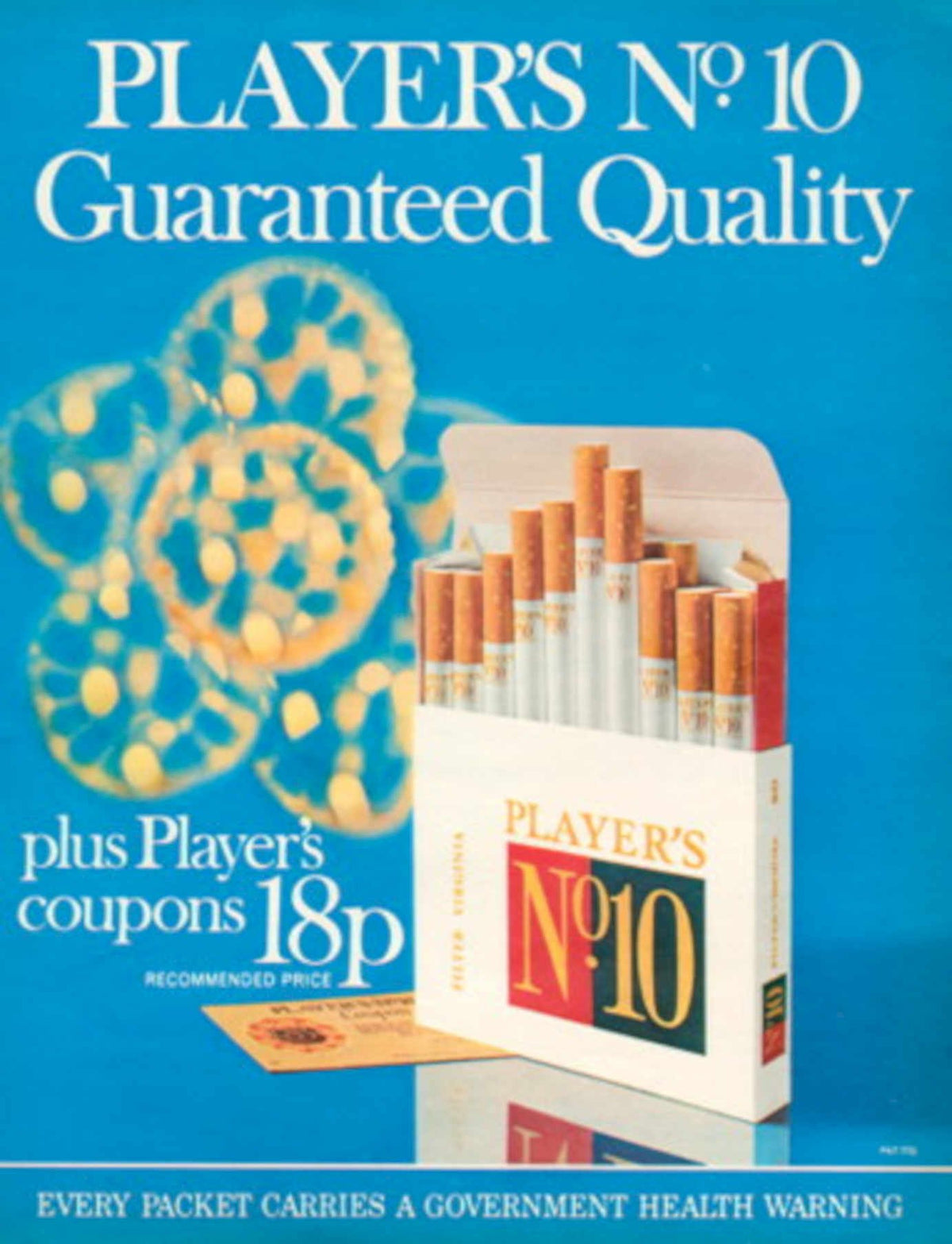 Players No 10 1970s Vintage Retro Advert