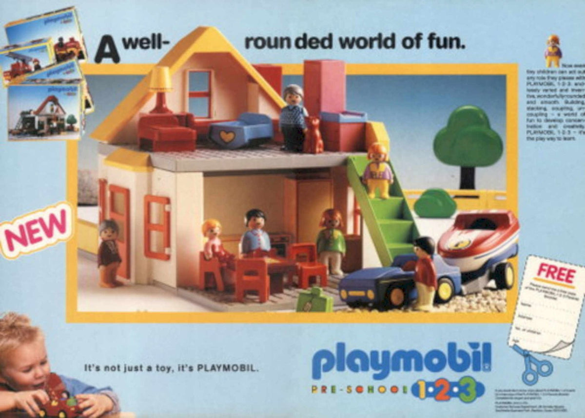 Playmobil House Boat 1980s Vintage Retro Advert