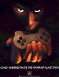 Playstation Controller Power 1990s Vintage Retro Advert