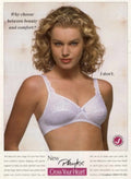 Playtex Cross Heart 1980s Vintage Retro Advert