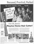 Playtex Home Hair Cutter barber advert A4 Photo Print
