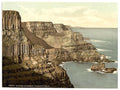 Pleaskin Head Giants Causeway County Antrim Vintage A4 Photo Print