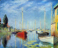 Pleasure Boats At Argenteuil Monet A4 Photo Print