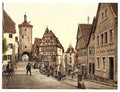 Ploenlein Rothenburg Bavaria Vintage A4 Photo Print