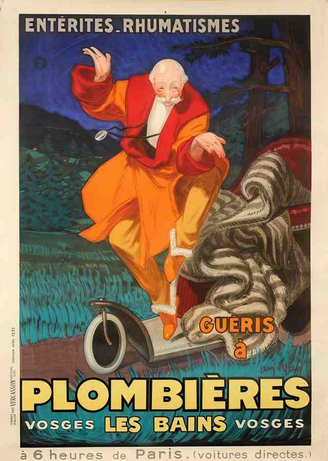 Plombieres Vintage Advert A4 Photo Print