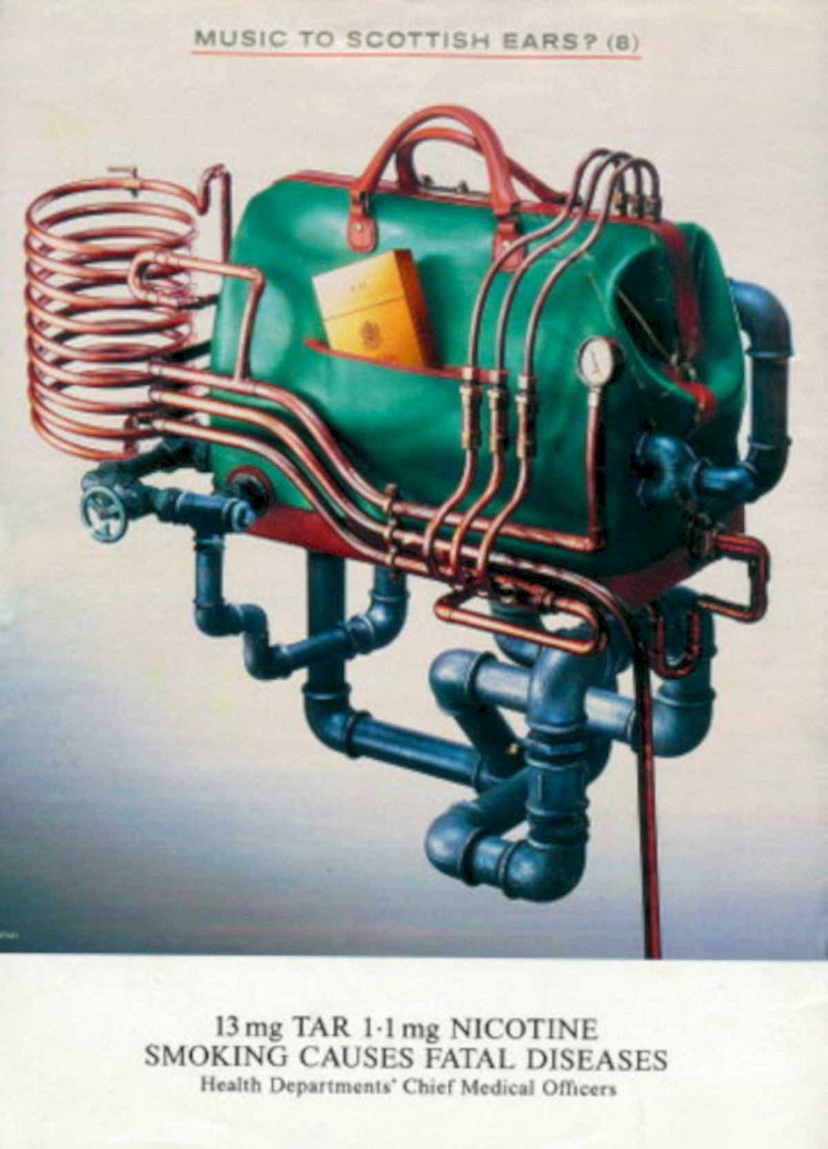 Plumbing Bag Scottish 1990s Vintage Retro Advert