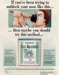 Plunger Tissues 1990s Vintage Retro Advert