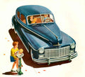 Plymouth 1947 Coupe 1940s Vintage Retro Advert Poster