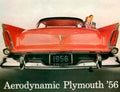 Plymouth Aerodydynamic 1956 1950s Vintage Retro Advert Poster