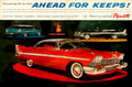 Plymouth Cars 1957 1950s Vintage Retro Advert Poster