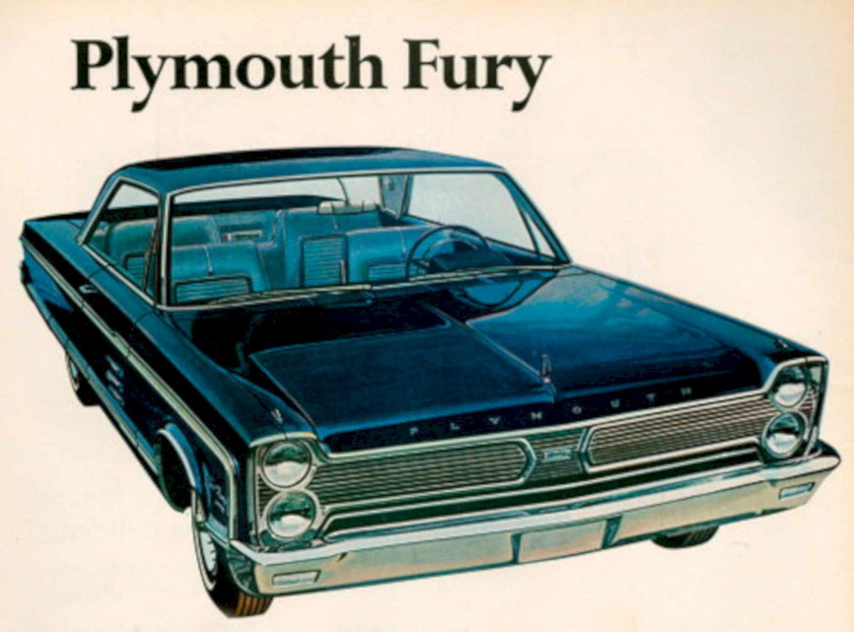 Plymouth Fury 1969 1960s Vintage Retro Advert