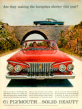 Plymouth Solid Beauty 1 1960s Vintage Retro Advert