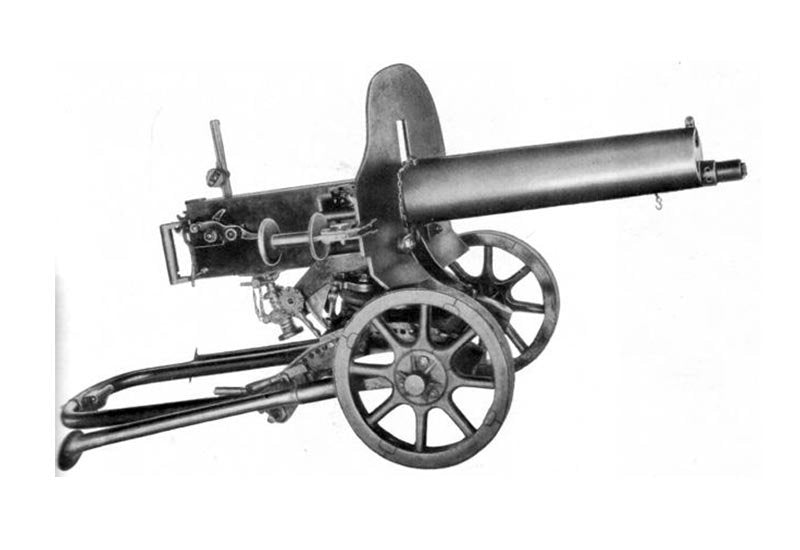 Pm Model 1910 Water Cooled Heavy Machine Gun A4 Photo Print