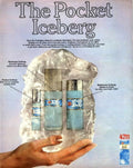 Pocket Iceberg Bottles 1960s Vintage Retro Advert
