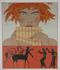 Poemes En Prose Pan Piper For Les Mythes George Barbier A4 Photo Print