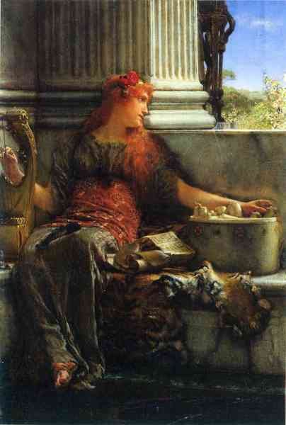 Poesie by Alma Tadema A4 Photo Print