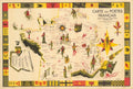 Poetes France Map Vintage Retro Advert Poster