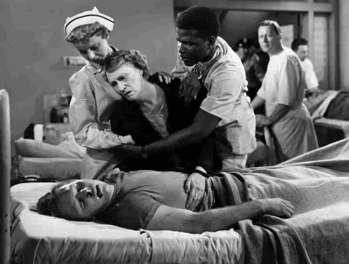 Poitier Sidney No Way Out z1 film star poster A4 Photo Print
