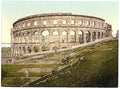 Pola the arena Istria Vintage A4 Photo Print