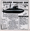 Polaris Submarine Toy 1 World War 2 ii 1 Vintage Retro Advert