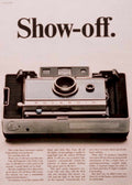 Polaroid Camera Showoff 1960s Vintage Retro Advert