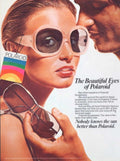 Polaroid Sunglasses Eyes 1960s Vintage Retro Advert
