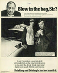 Police Breathalyzer Test 1970s Vintage Retro Advert