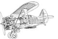 Polikarpov I 153 cutaway A4 Photo Print