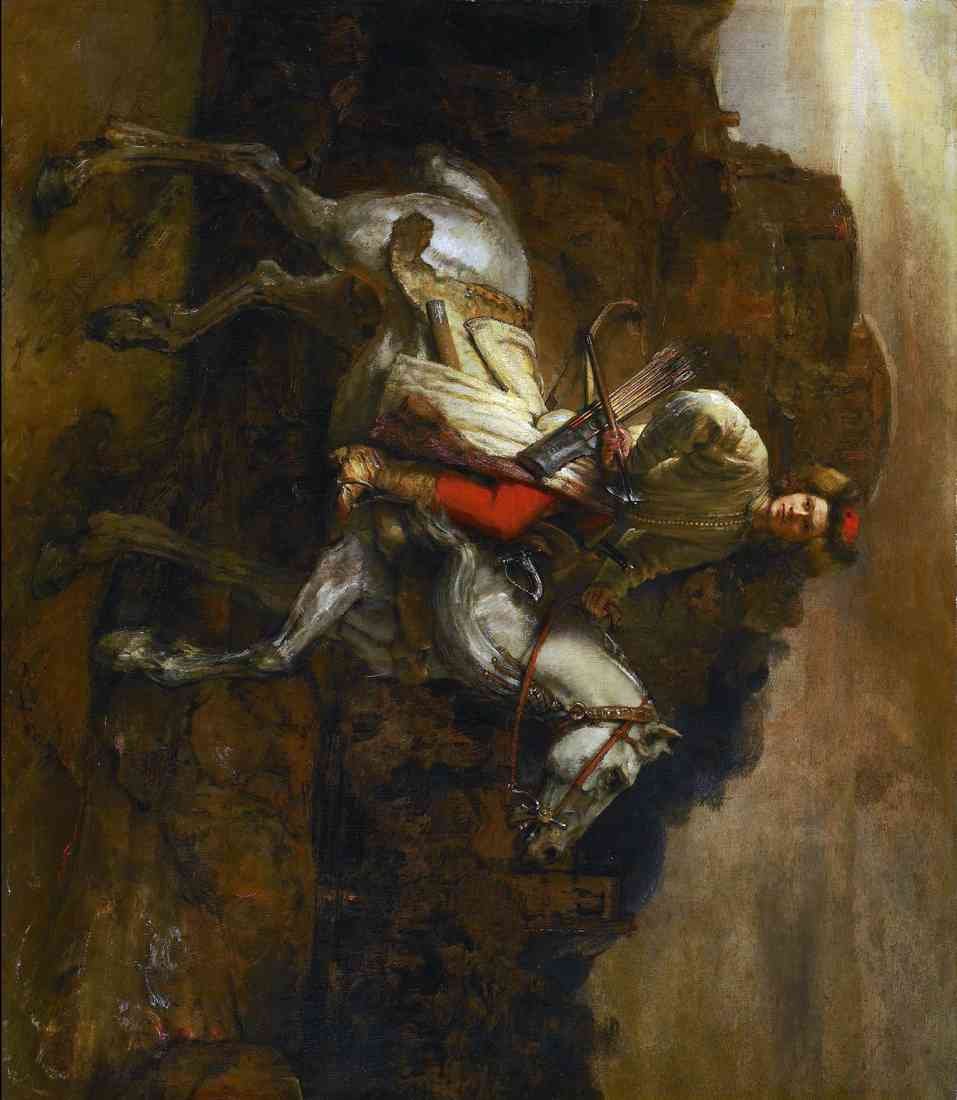 Polish Rider Rembrandt Harmenszoon A4 Photo Print