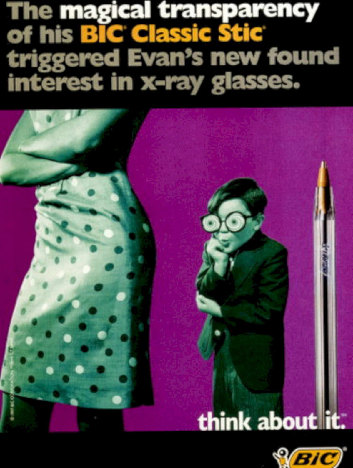 Polka Dot Boy 1990s Vintage Retro Advert
