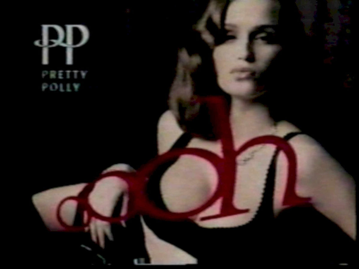 Polly Black Don 1990s Vintage Retro Advert