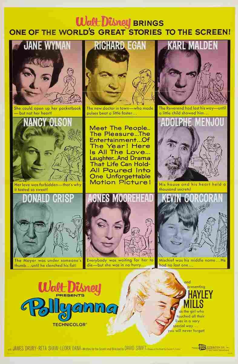 Pollyanna 1960 01  film star poster A4 Photo Print