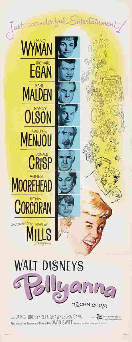 Pollyanna 1960 02  film star poster A4 Photo Print